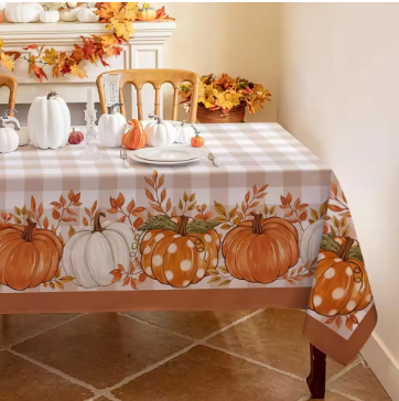 Thanksgiving Autum Tablecloth