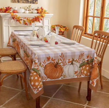 Thanksgiving Autum Tablecloth